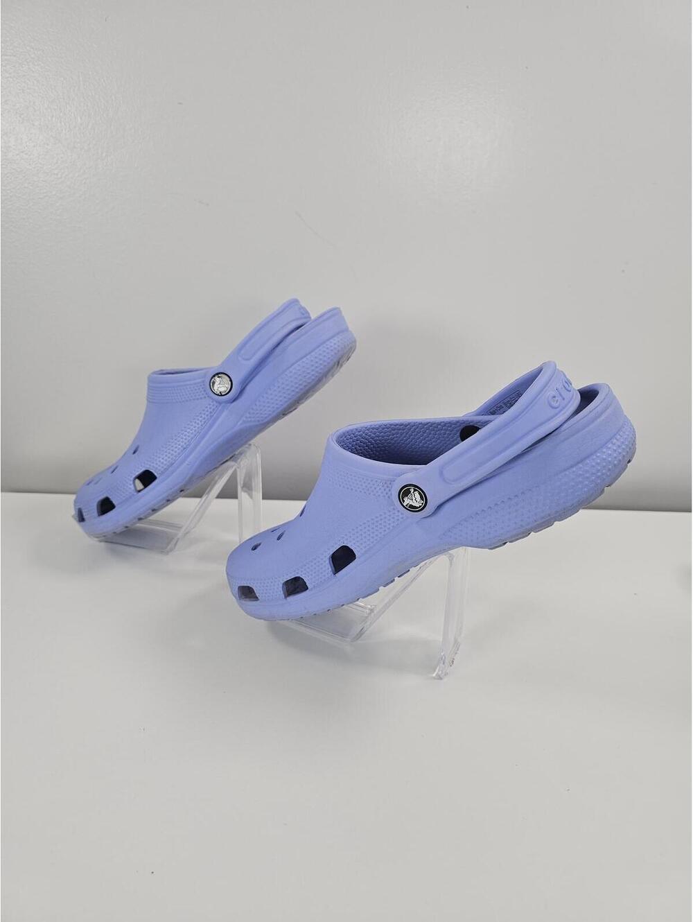 Crocs Lilac Classic Clog Slides - Picture 6 of 13